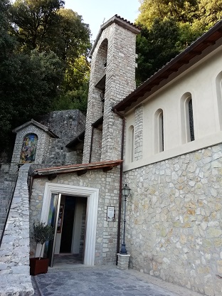 Greccio - nový kostel